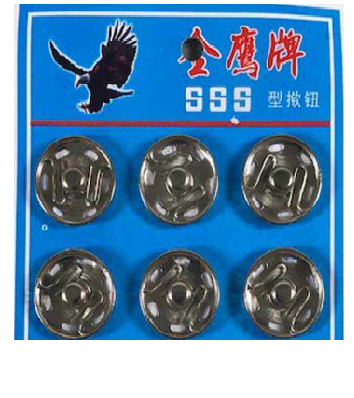 Metal Gümüş Çıtçıt 18 mm