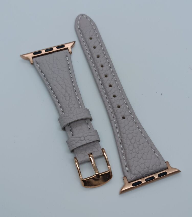 Applewatch Elegance Deri Saat Kordonu Bej