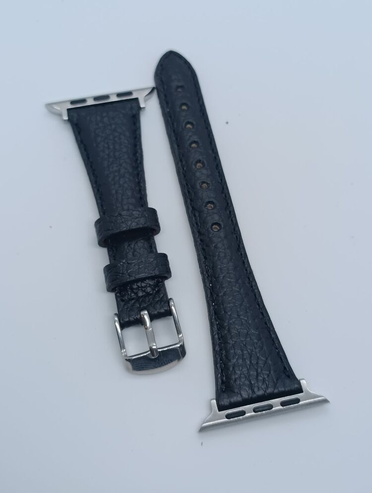 Applewatch Elegance Deri Saat Kordonu Siyah