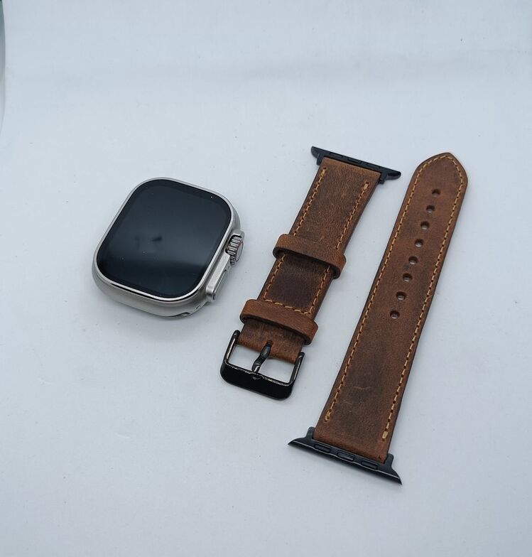 Applewatch Crazy Deri Saat Kordonu Taba