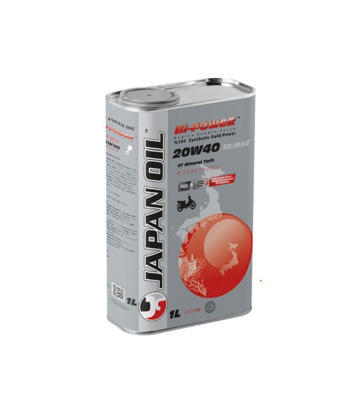 JAPAN OIL BI-POWER 20W40 4T Motosiklet Motor Yağı (1 Litre)