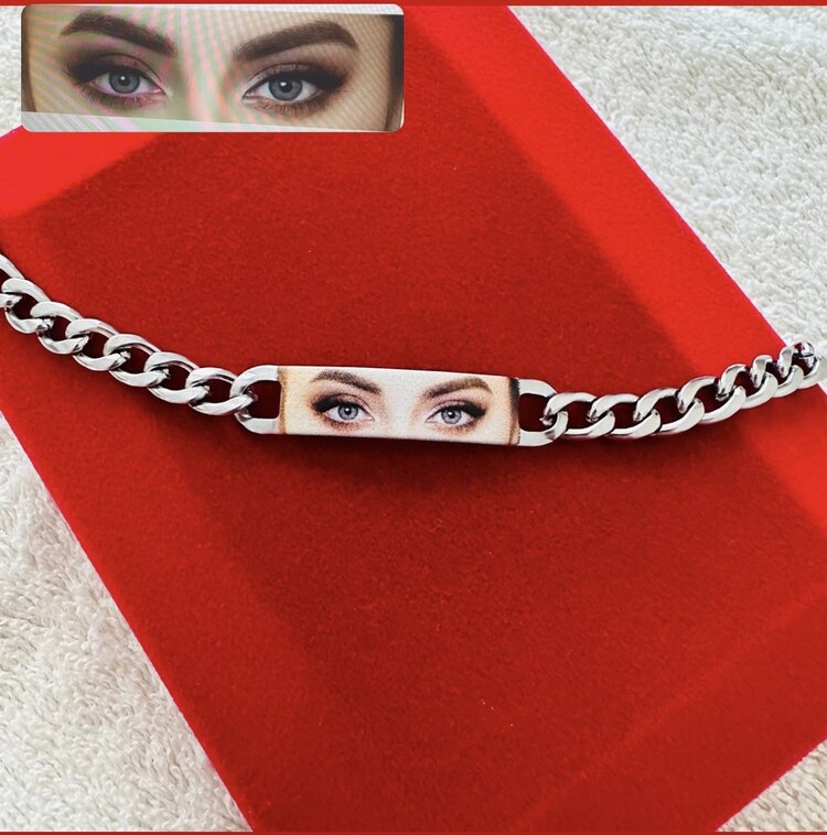 8mm RENKLİ çelik göz bileklik