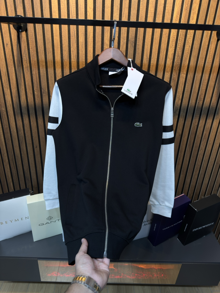 Lacoste Tam Fermuarlı Ceket