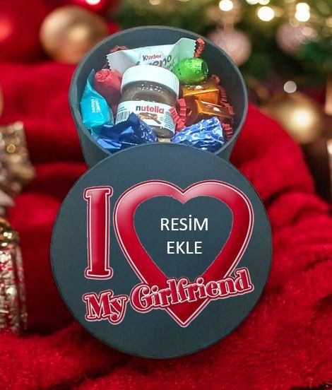 Özel Baskılı Kutuda Nutella ve çikolatalar