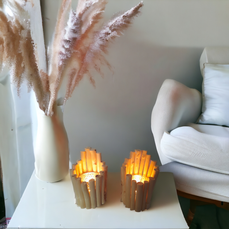 Ağaç dalı tealight mumluklar TL 236