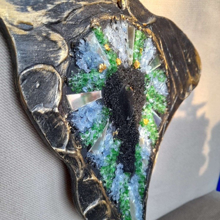 Tasarım Nazar Boncuğu Ahşap Pano DS 120