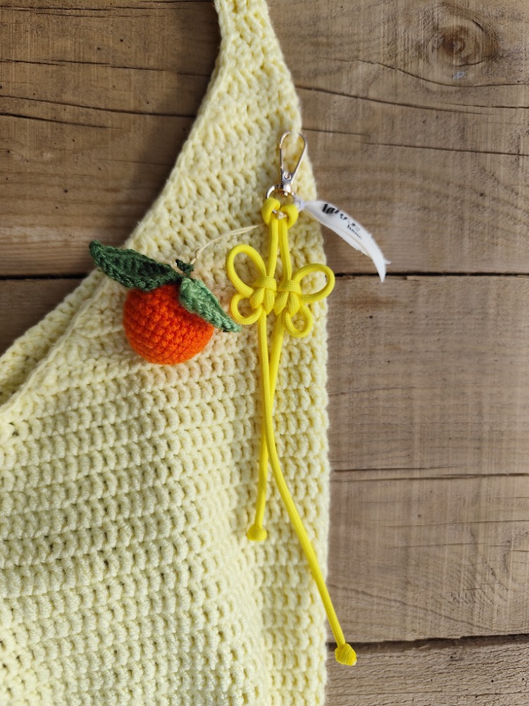 El Örgüsü Portakal Çanta Aksesuarı