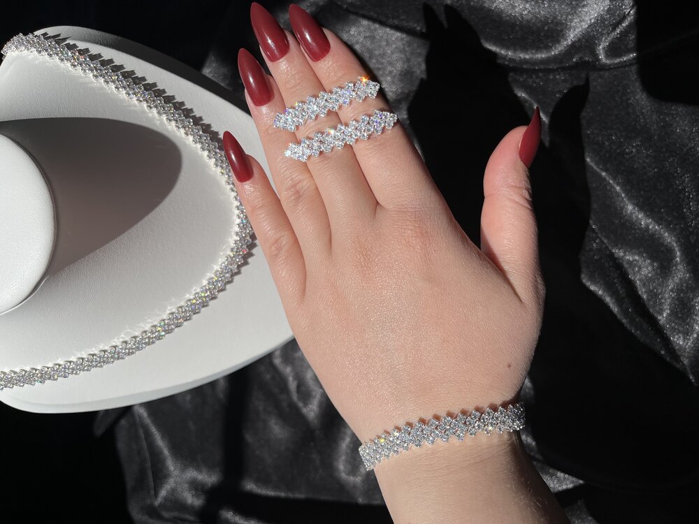 LAMİA model (kolye/küpe/bileklik)