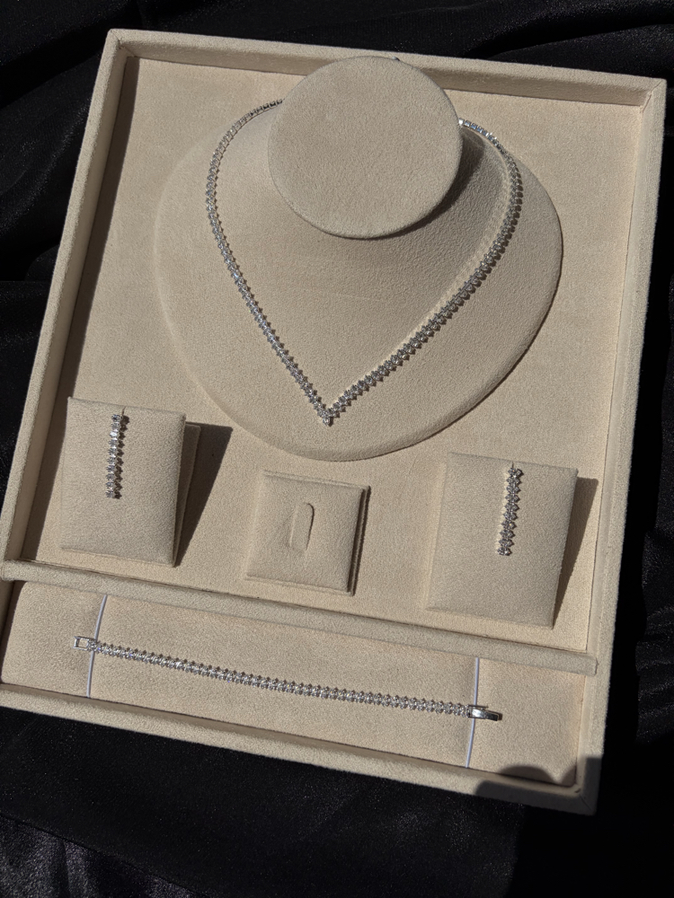 KAŞMİR model set(kolye/küpe/bileklik)