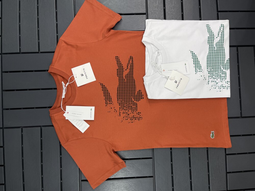 %100Pamuk Orj.Kumaş Göğüs Baskı Sol Alt Nakış İşleme Logo T-shirt. #ll1