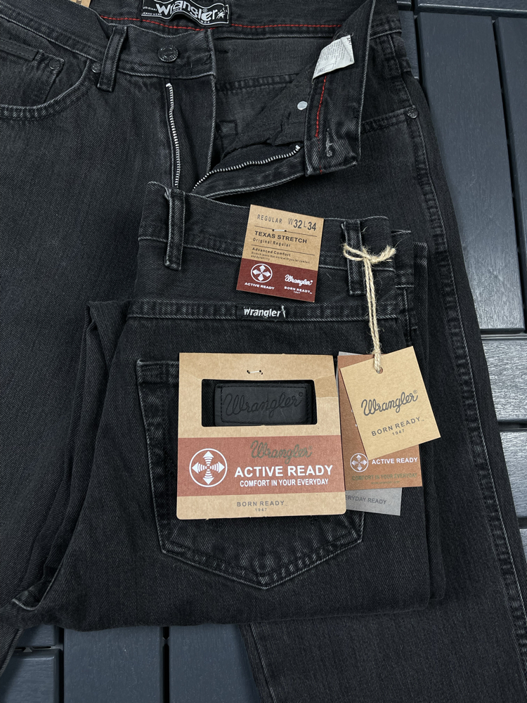 ⚜️LİKRASIZ⚜️ Wrangler Texas Rigid Denim | Çift Logo Detaylı | %100 Pamuk Regular Fit