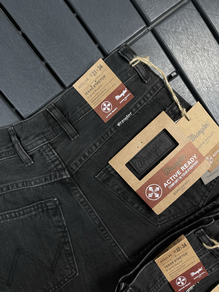 ⚜️LİKRASIZ⚜️ Wrangler Texas Rigid Denim | Çift Logo Detaylı | %100 Pamuk Regular Fit