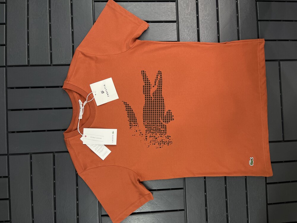 %100Pamuk Orj.Kumaş Göğüs Baskı Sol Alt Nakış İşleme Logo T-shirt. #ll1