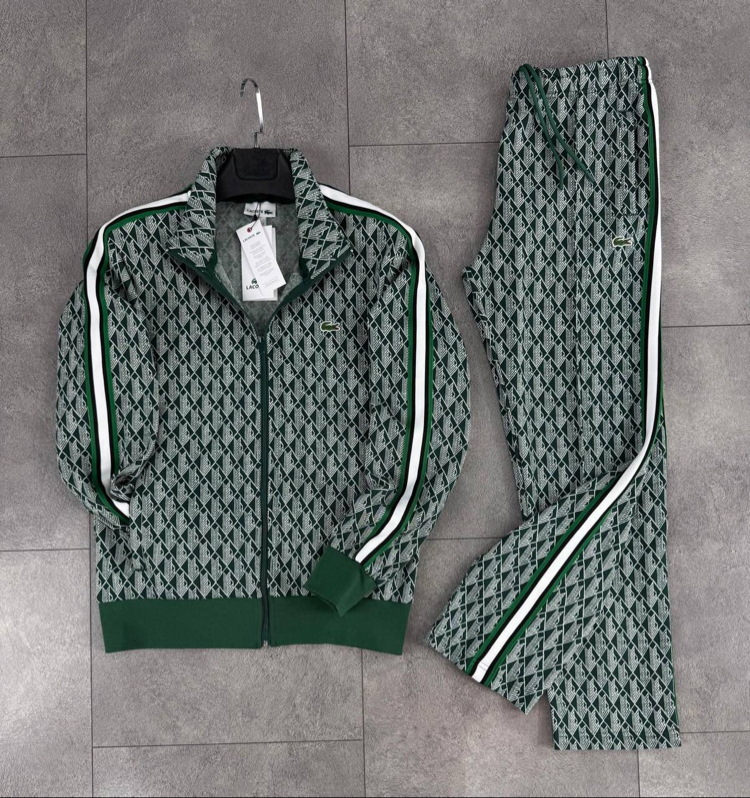 Premier Monogram Eşofman Takımı | Signature Fermuarlı Ceket & Pantolon Seti.