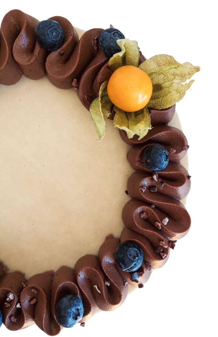 Triple Mocha Raw&Vegan Cheesecake