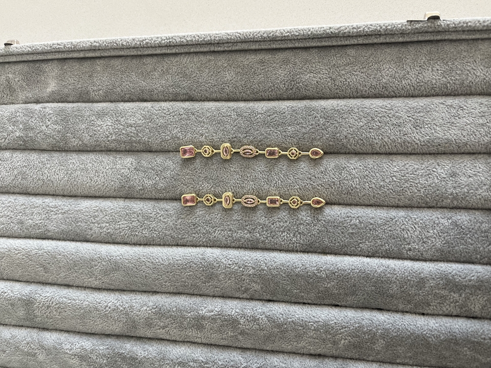 Sallantılı Küpe (Pembe)
