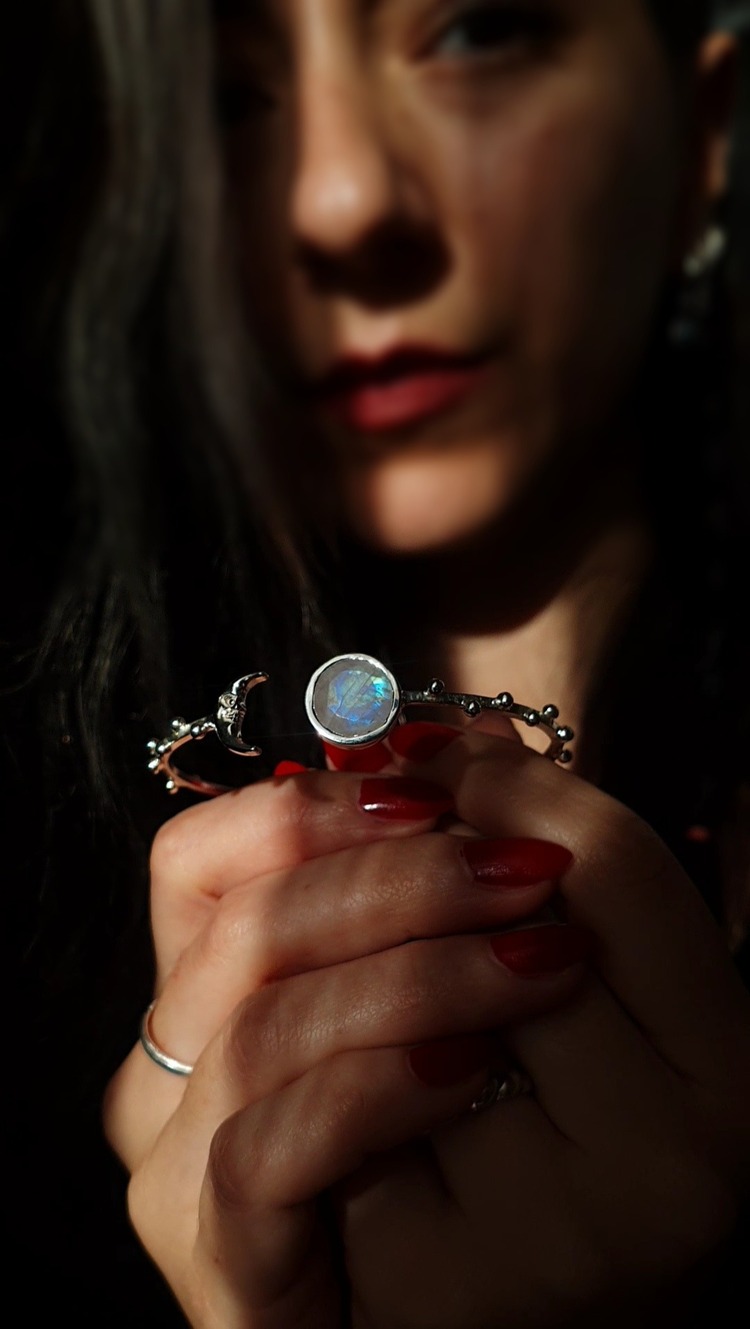MilkyMoon Aytaşı Cuff Bileklik 