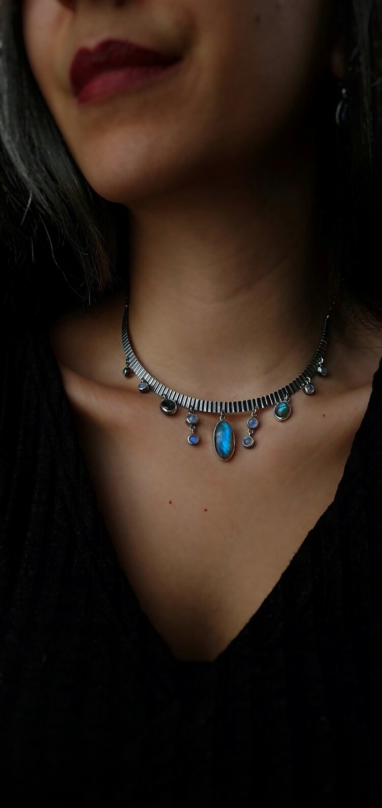 Fairy Drops Line / Labradorite Moonstone