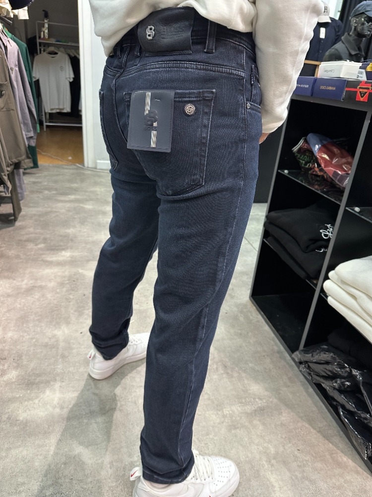 BOSS LACİVERT KOT PANTOLON