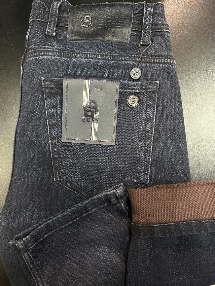 BOSS LACİVERT KOT PANTOLON