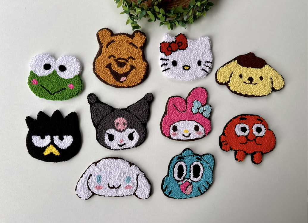 Sanrio Karakterli El Yapımı Bardak Altlığı Sevimli Ev Dekoru