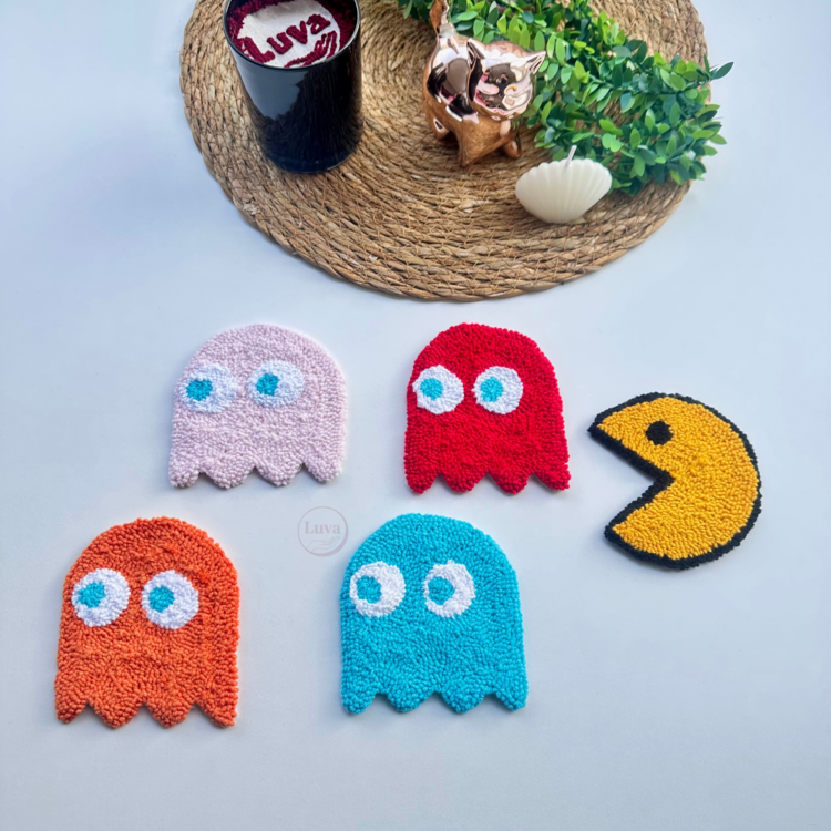 PUNCH 5'Lİ PACMAN BARDAK ALTLIĞI SETİ
