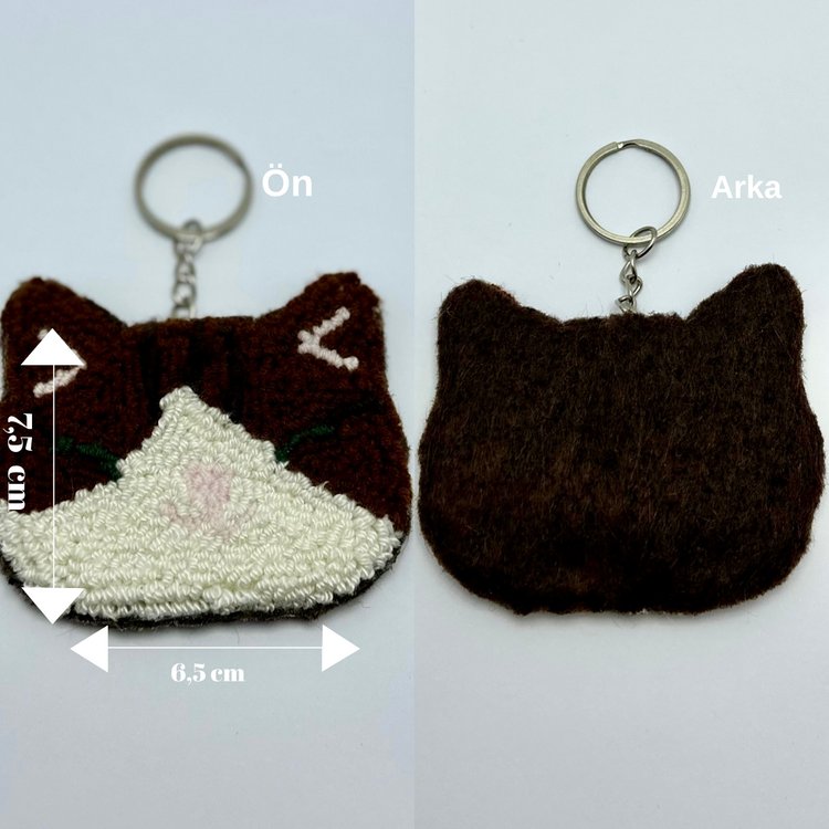 PUNCH KEDİ SURATI ANAHTARLIK