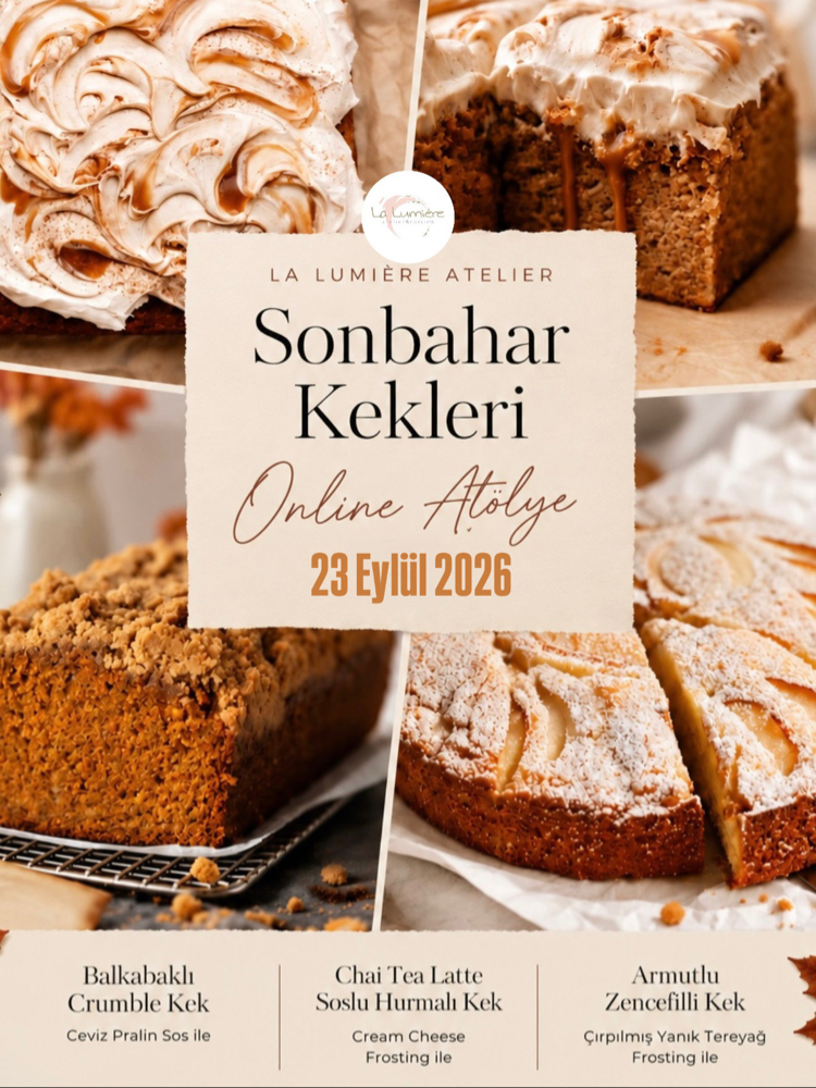 ONLINE SONBAHAR KEKLERİ ATÖLYESİ