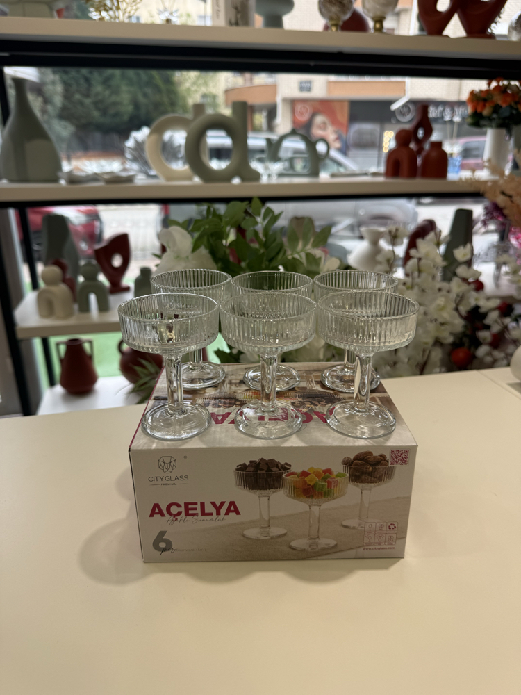 AÇELYA 6’LI AYAKLI SUNUMLUK