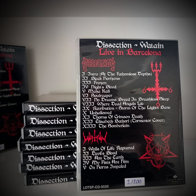 Dissection Watain Live in Barcelona 2004