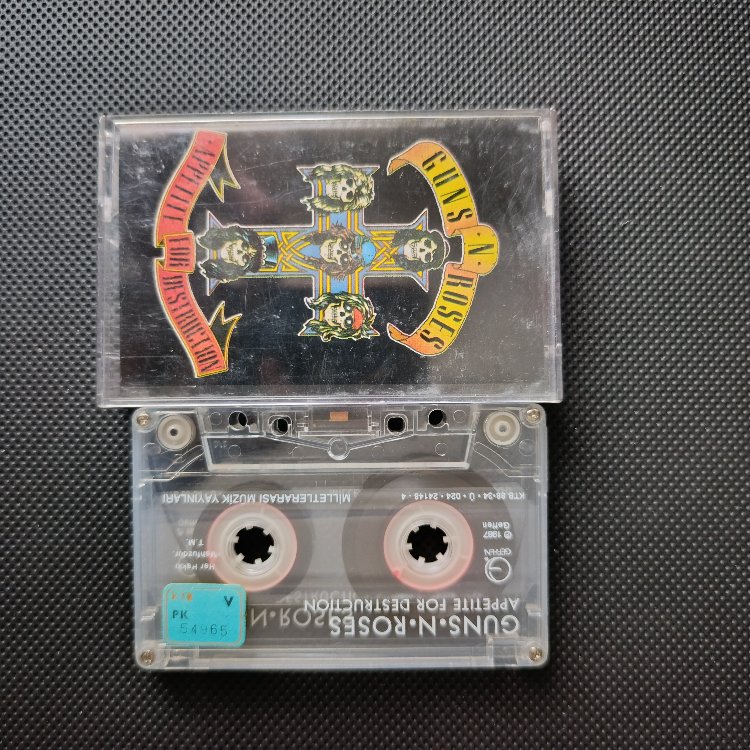 Guns N' Roses - Appetite for Destruction Kaset 2.El