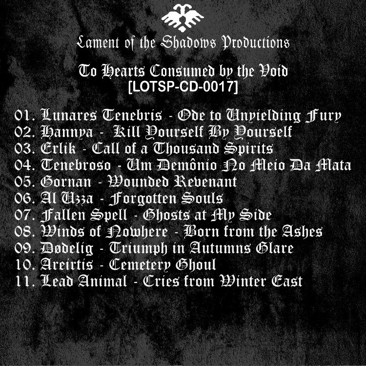 To Hearts Consumed by the Void (First Year Complication)