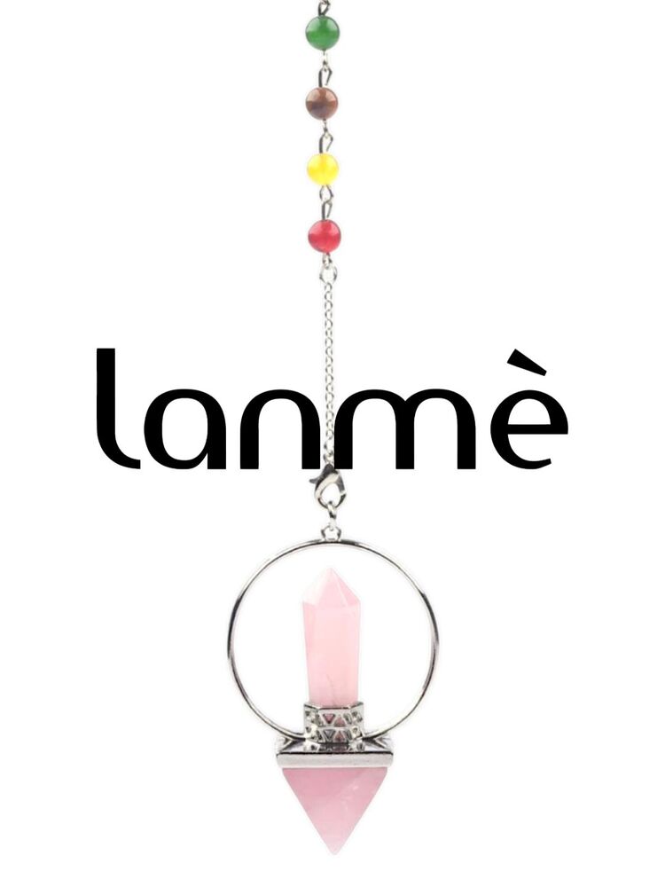 Lanmè Chakra Pendulum Pembe Kuvars Pandül