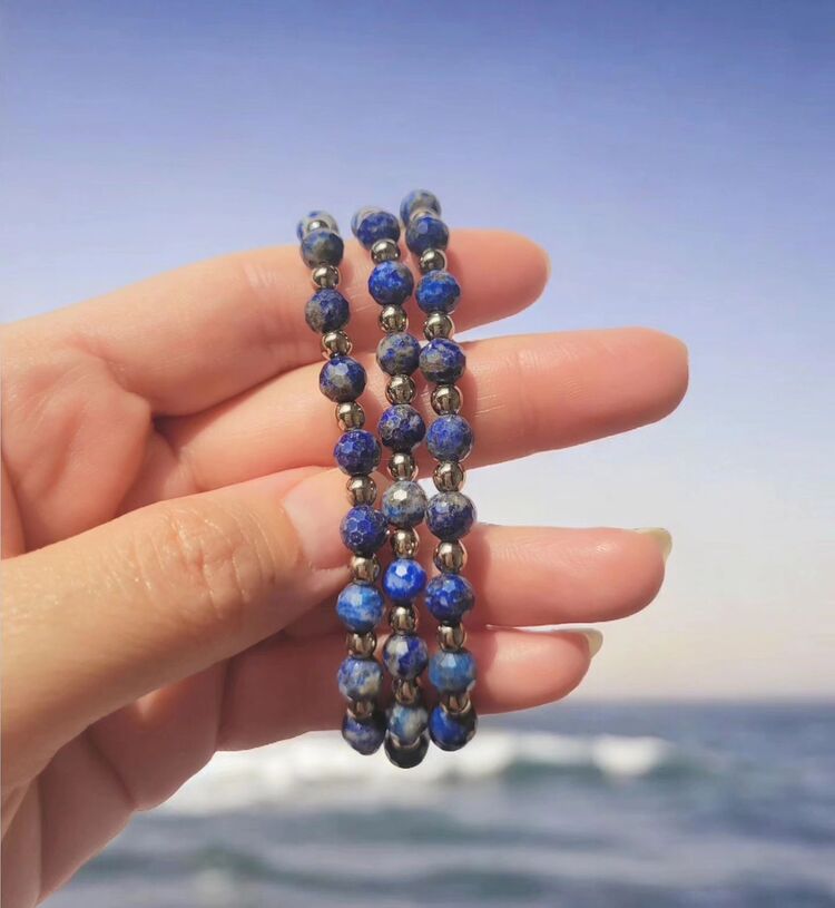 Aurora Lapis Lazuli Kolye ve Bileklik Seti