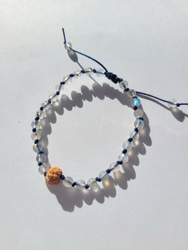 Awakening - Rudraksha Labradorit Mala Bileklik