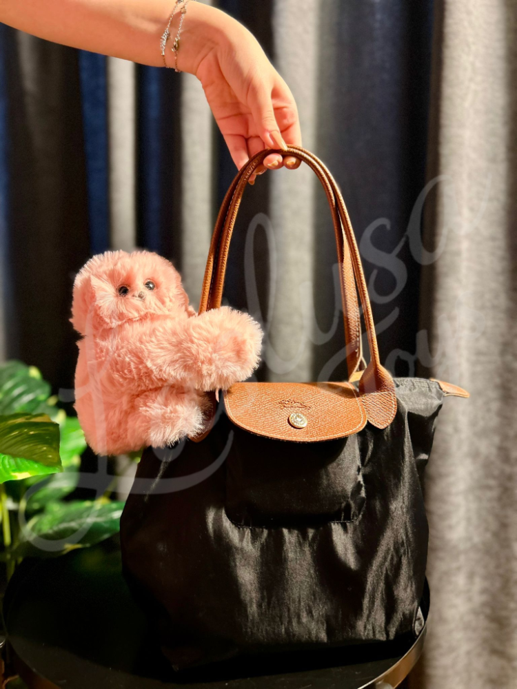 Mirumi - Duygusal Zekalı Sesli ve Hareketli Peluş Mini Oyuncak Robot Pembe