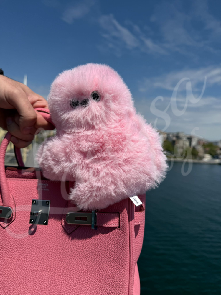 Mirumi - Duygusal Zekalı Sesli ve Hareketli Peluş Mini Oyuncak Robot Pembe