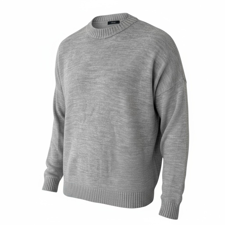 Basic oversize gri kazak