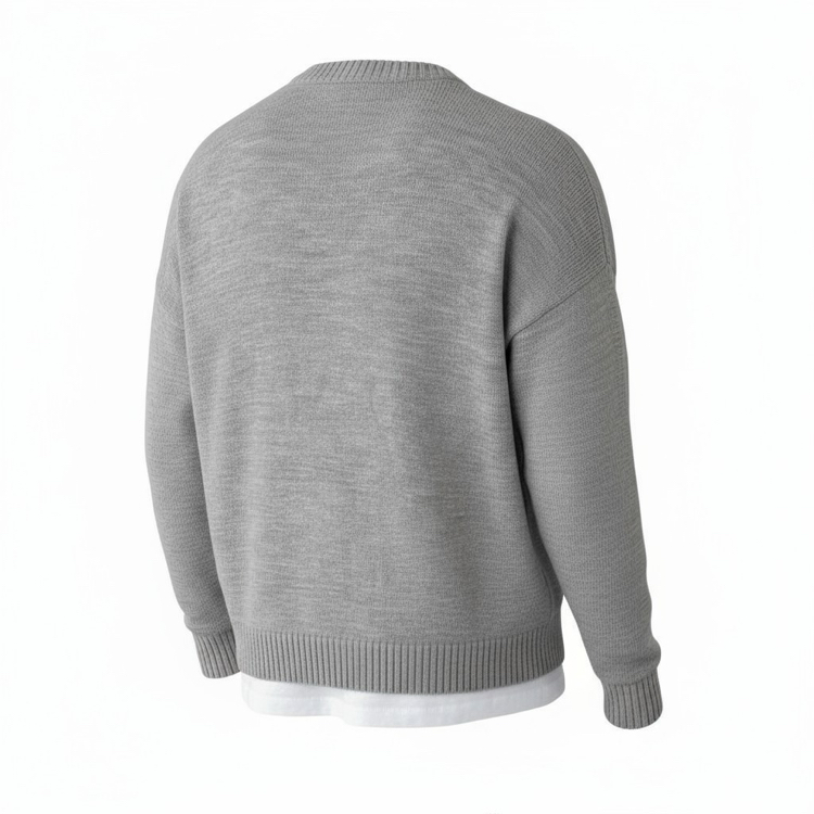 Basic oversize gri kazak