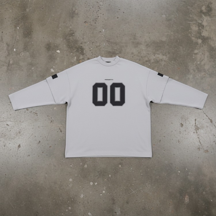 Baskılı uzun kollu tshirt 