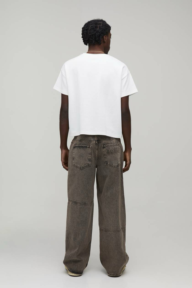 Baggy worker eskitme jean 
