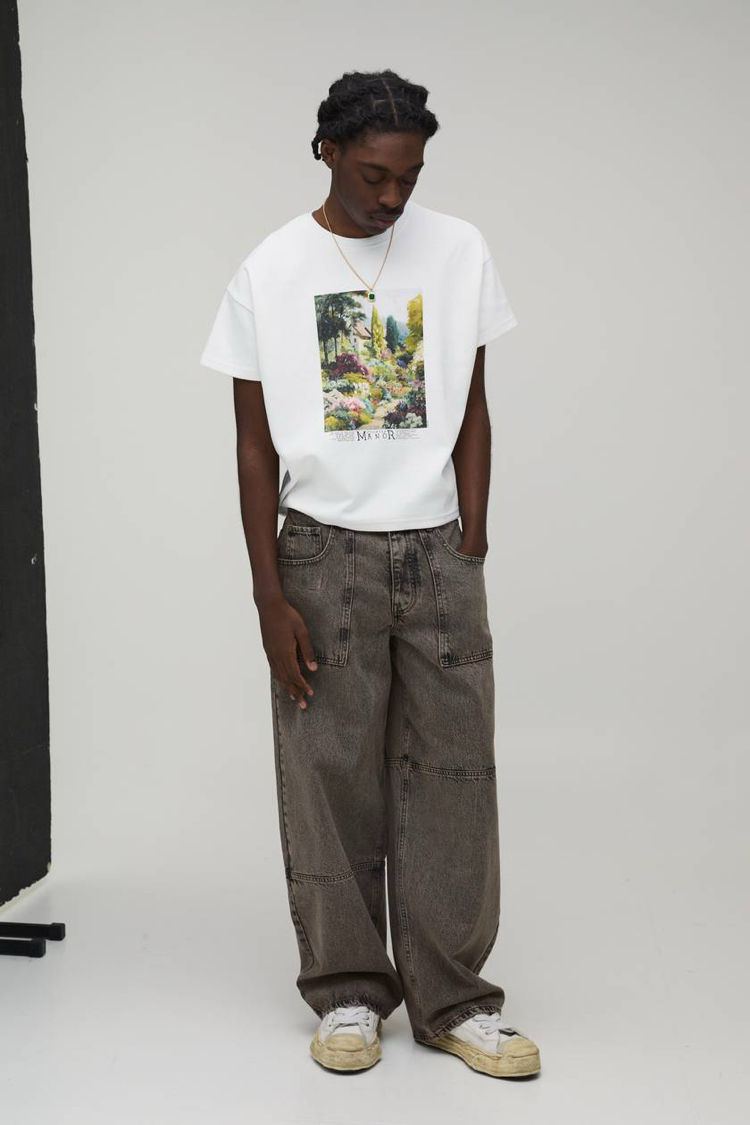 Baggy worker eskitme jean 