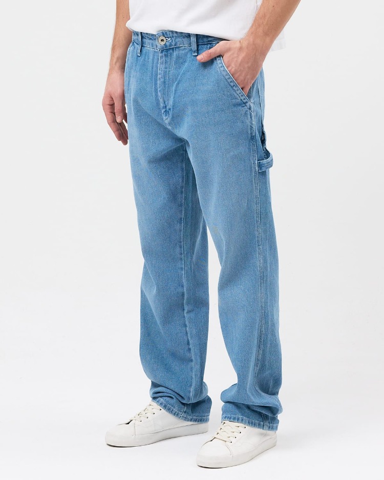 Baggy jean mavi renk 