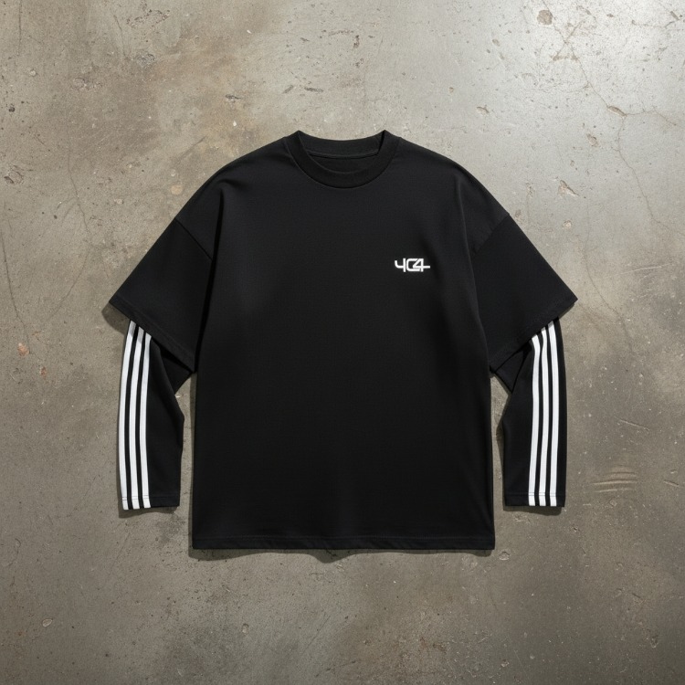 Baskılı uzun kollu tshirt 