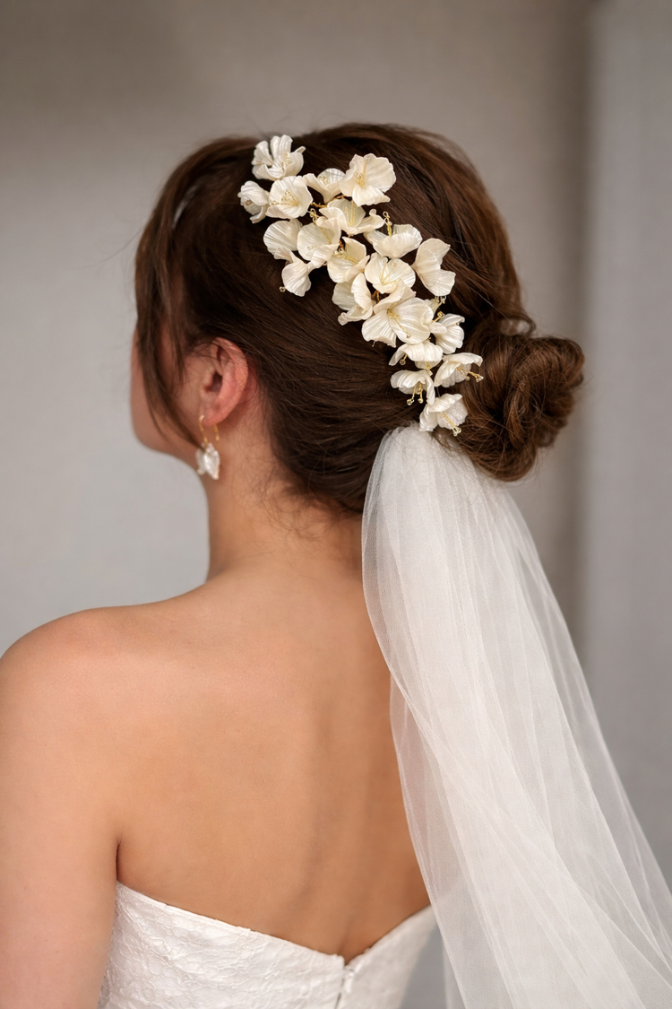 Flora hair comb. B26/01
