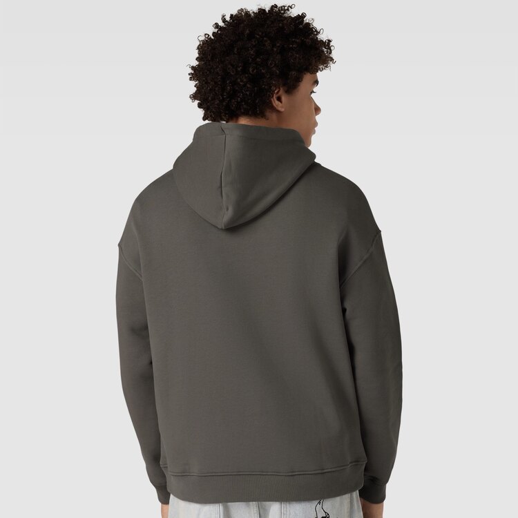 LOW LIGHTS Rhinestone Hoodie Dark Grey