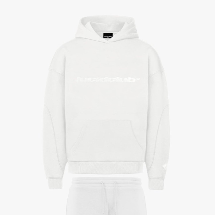 LUCID Logo Hoodie "Cloud White"