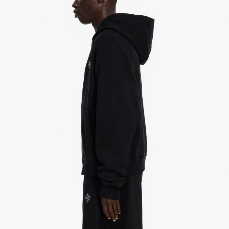 VICINITY Inside Out Zip Hoodie - Black