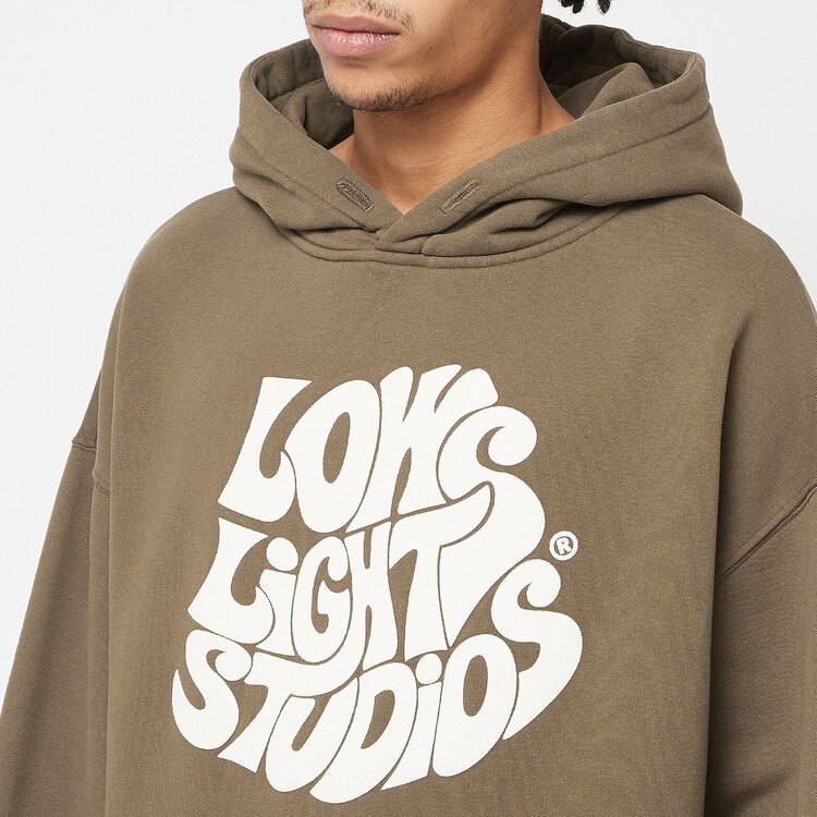 LOW LIGHTS Retro Hoodie Brown