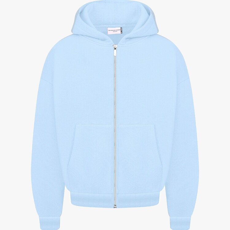 7HEAVENS Heavy Blank Hoodie - Baby Blue